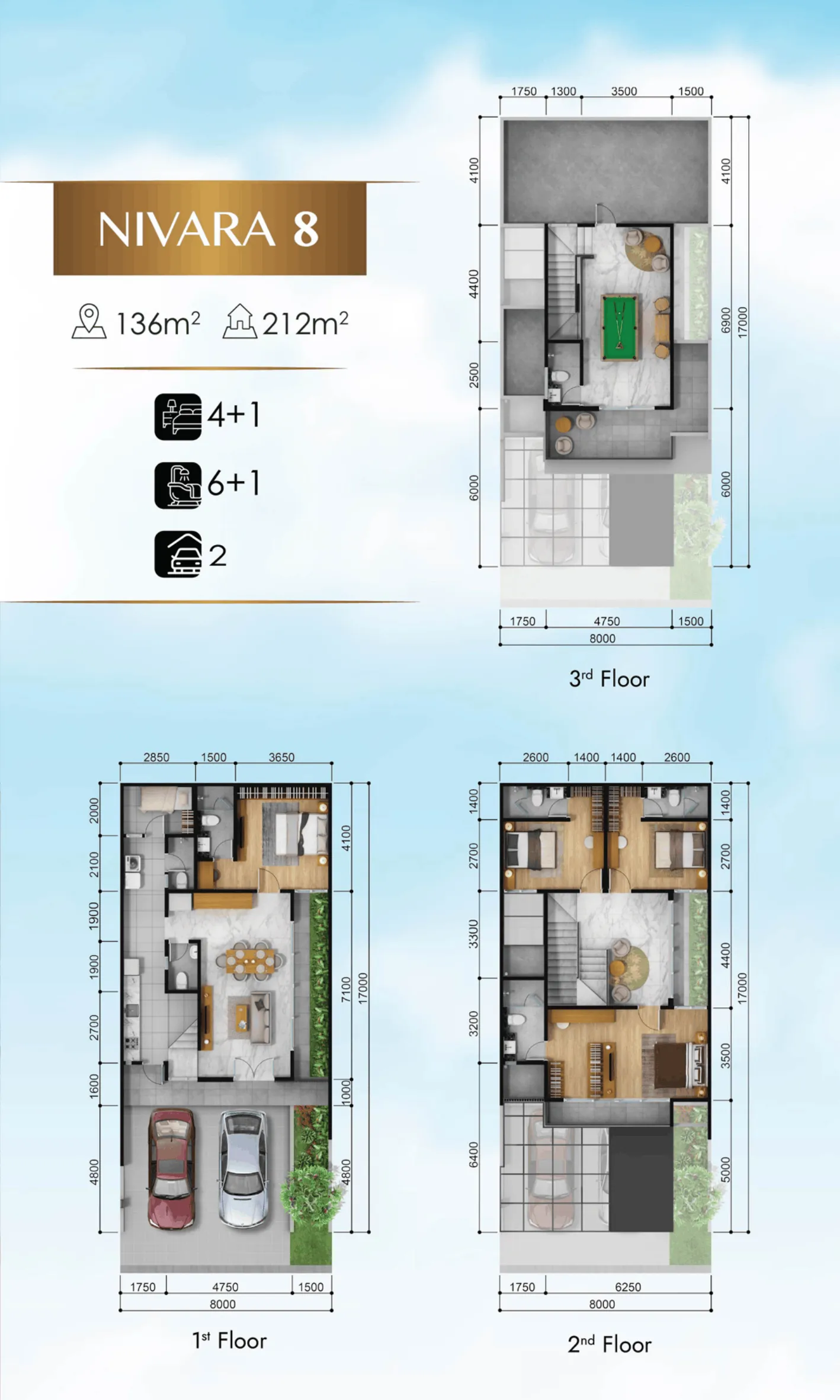 Denah Layout Dharmawangsa 10 170/248